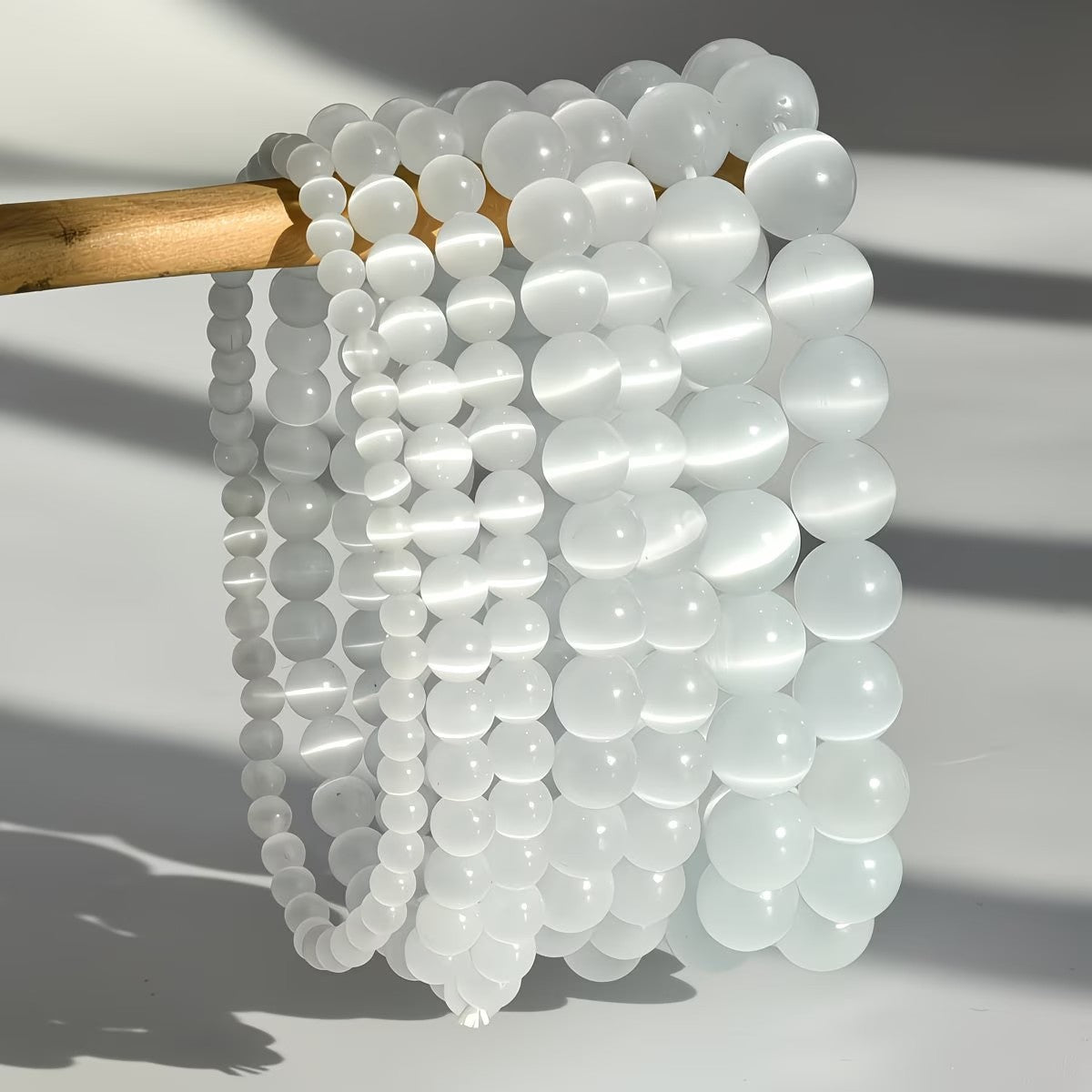 Cream White Opal Female Summer Fashion Simple Heart Lucky Bracelets