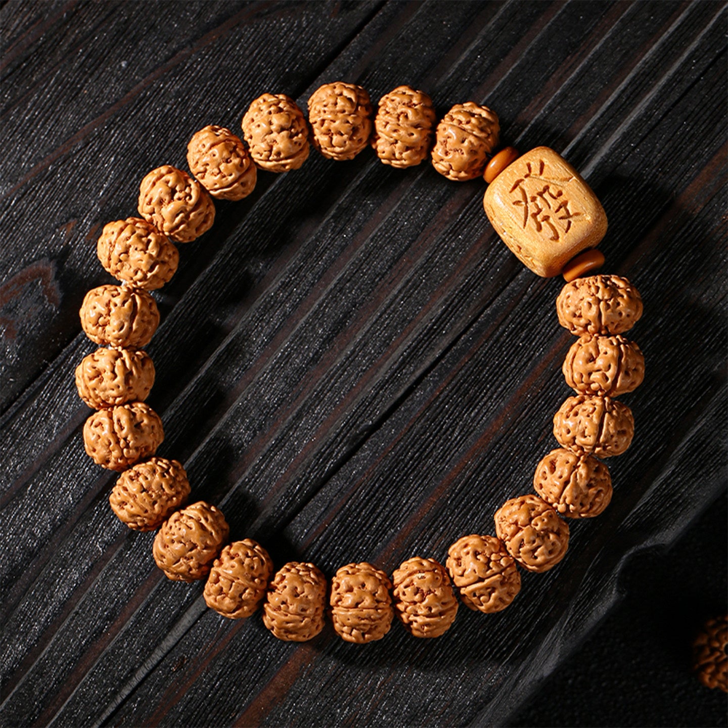 Women's & Men's Tibetan Primary Color Seeds Double Dragon Texture Crafts Hand Toy Bracelet