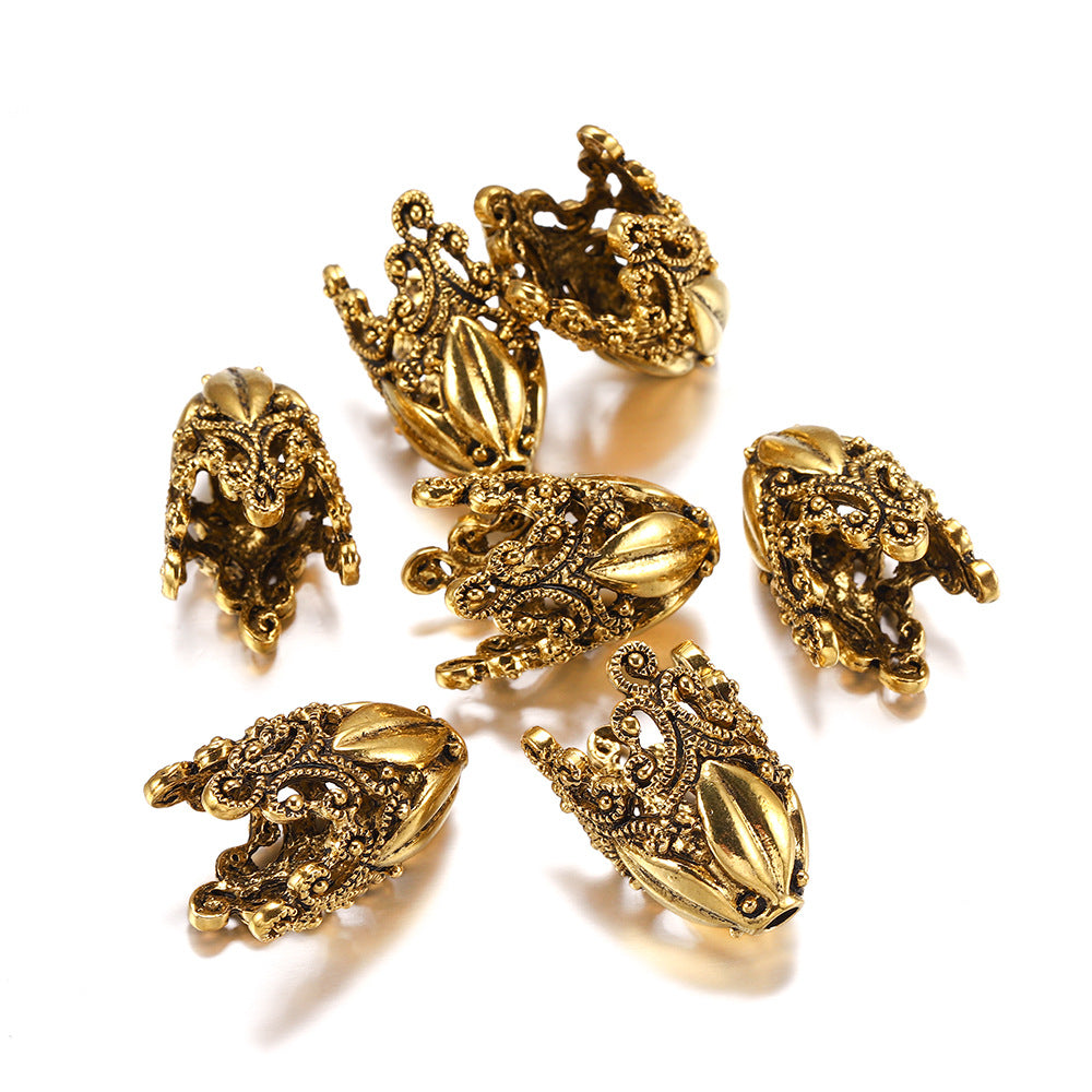 Bud Bead Ancient Gold Antique Sier Jewelry Accessories