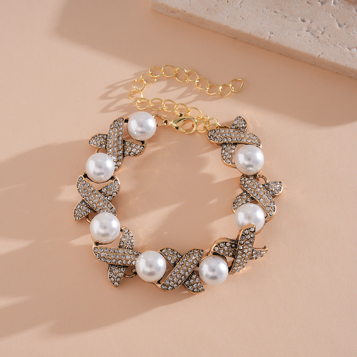 Style Turquoise Blue Diamond Flower Ear Light Luxury Minority Clavicle Necklaces