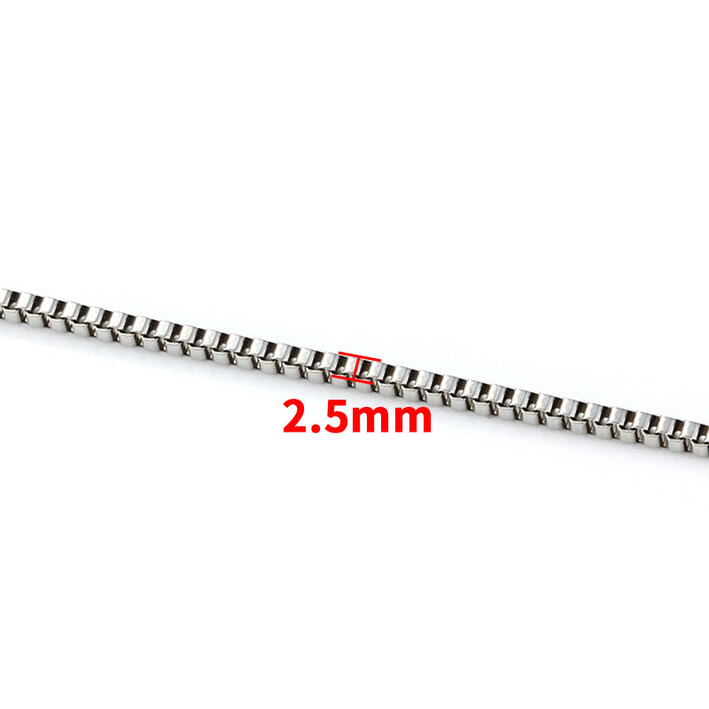 Stainless Steel Chain Titanium Cuban Link Bracelets