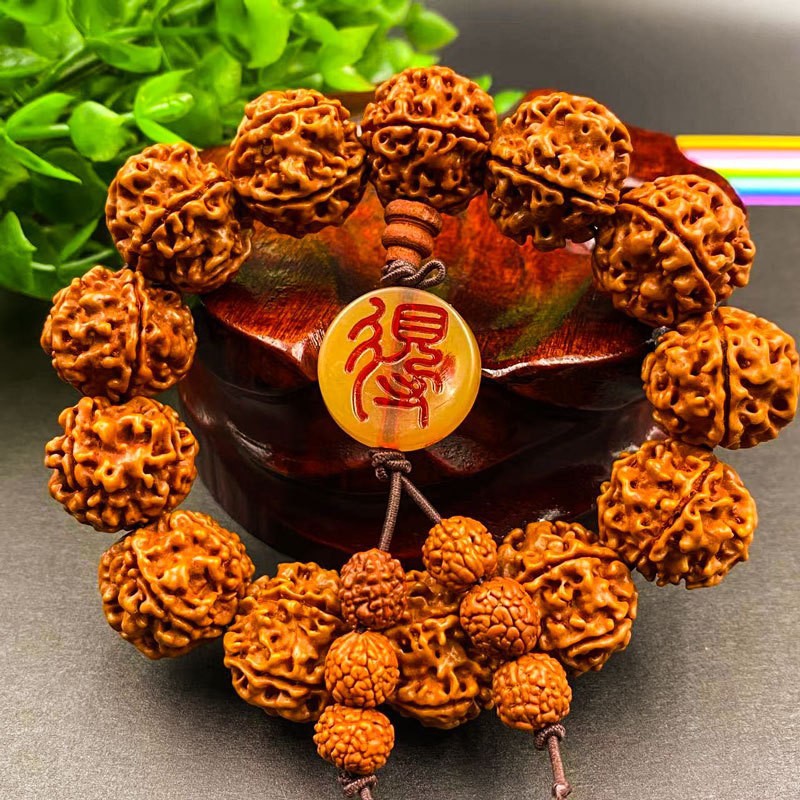 Bone Sea Willow Beeswax Horn Five Faces Buddha Beads Pipal Bracelets