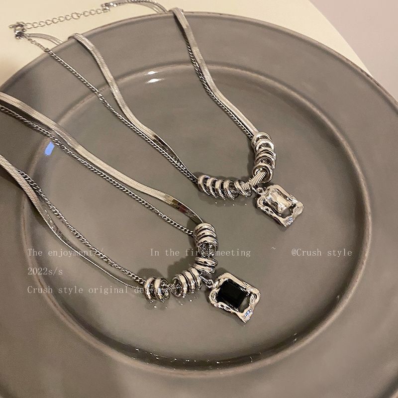 Zircon Snake Bone Sweet Cool Light Luxury American Hot Hip Necklaces