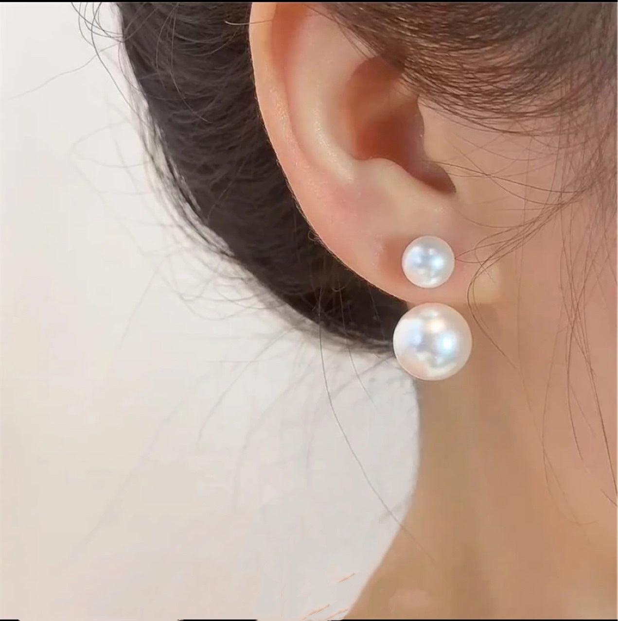 Pearl One Pair Two Wearing Style Niche Versatile Elegant Ear Hook