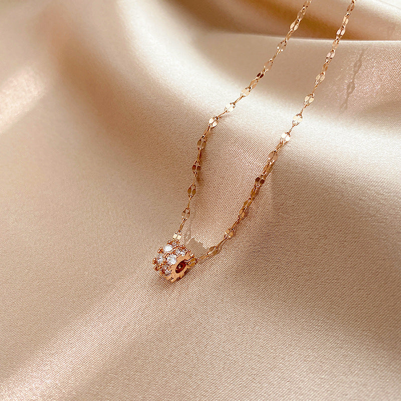 Small Waist Female Clavicle Chain Titanium Necklaces