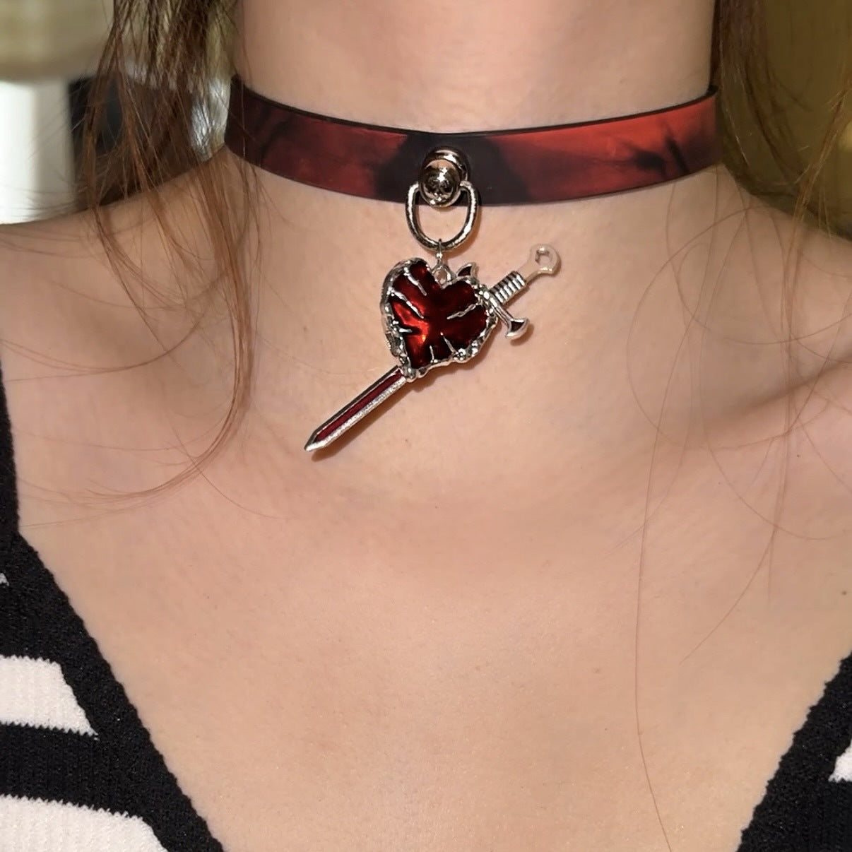 Paw Hot Soft Leather Trendy Cool High-grade Collar