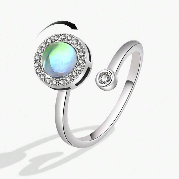 Little Daisy Spinning Personalized Sunflower Fashion Ring