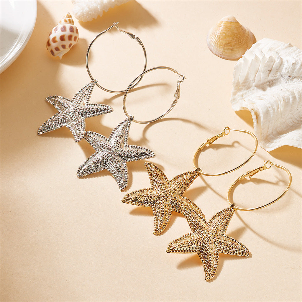 Female Graceful Fashionable Street Shooting Holiday Rings
