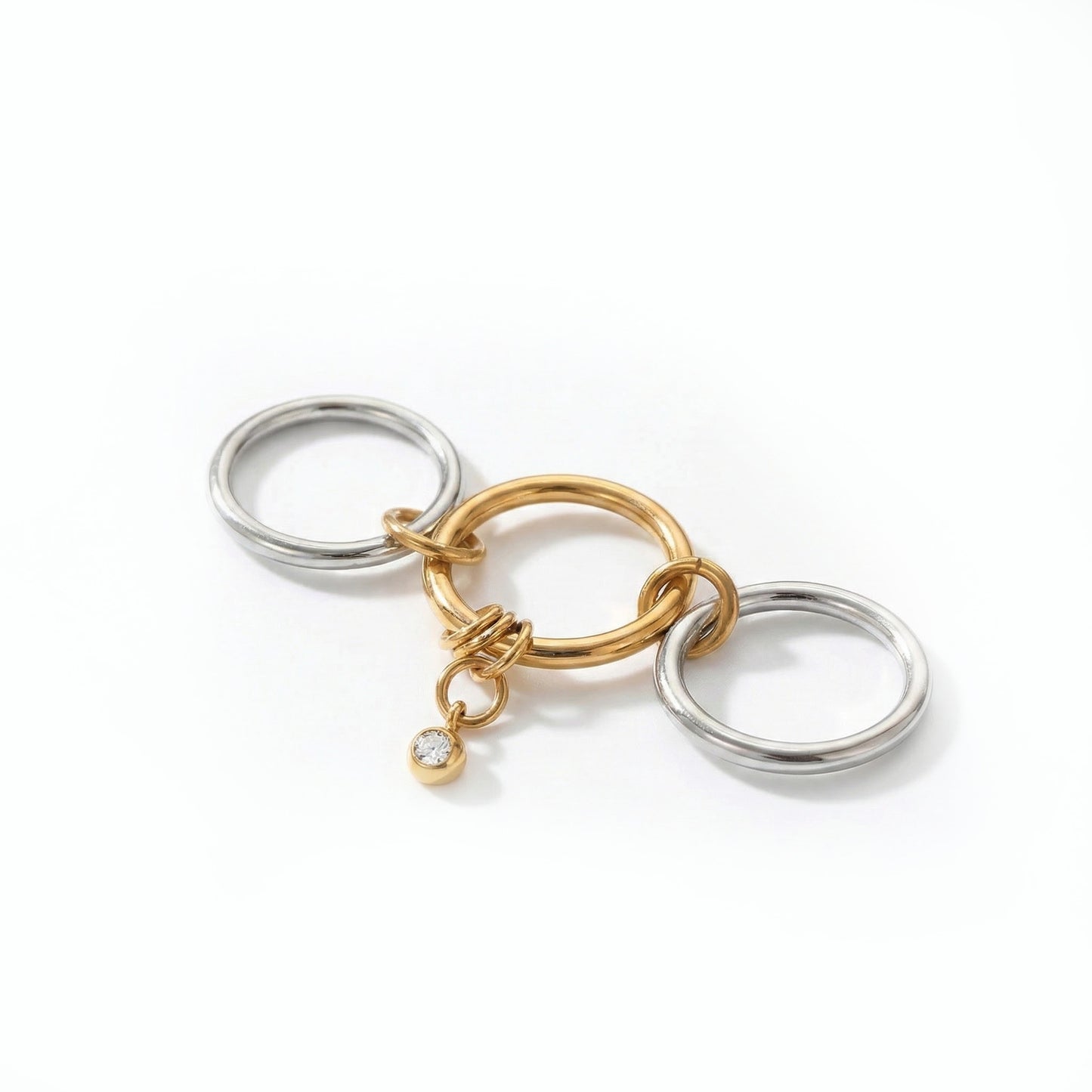 Steel Twin Titanium No Fading Light Rings