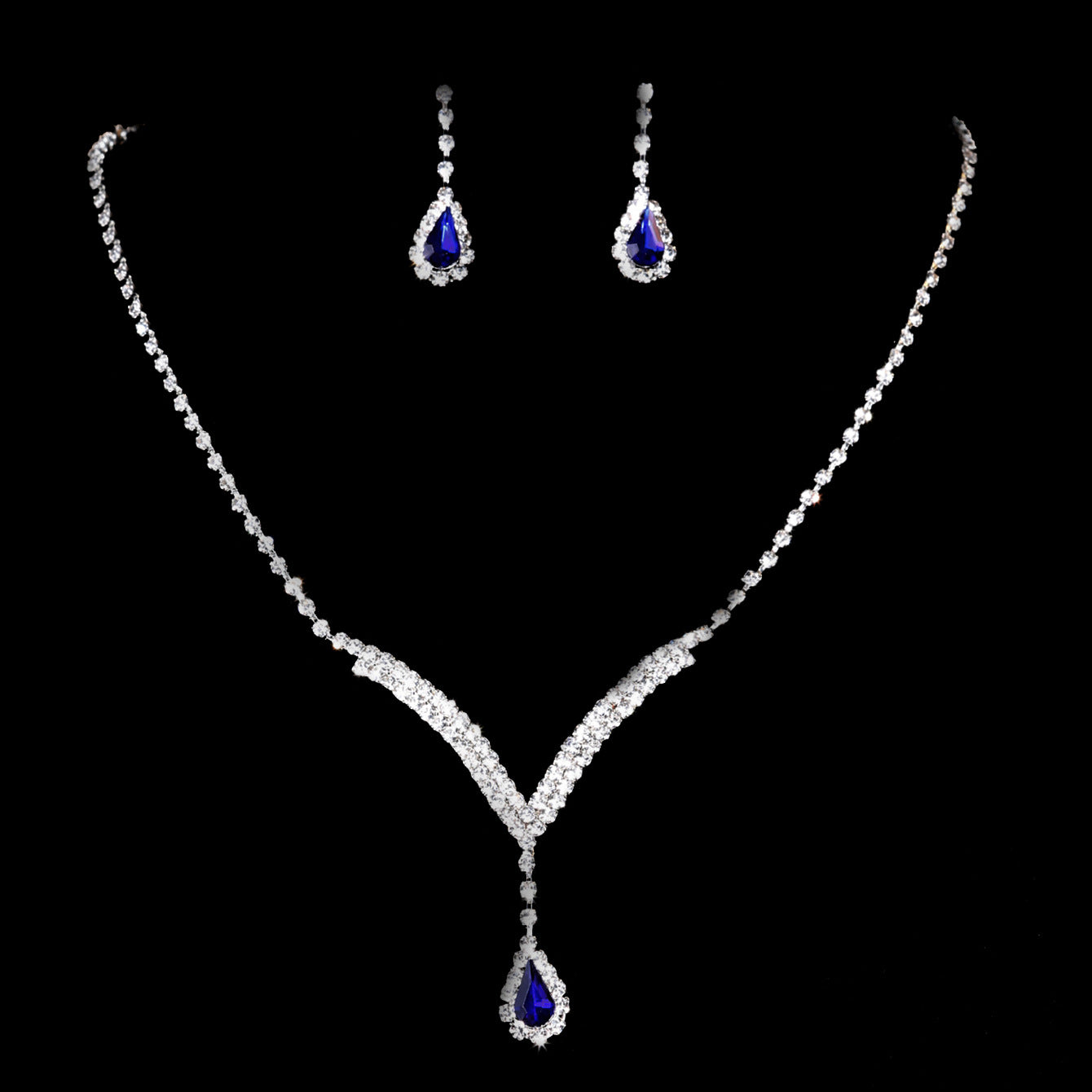 Bride Fashion Water Drop Suit Female Necklaces