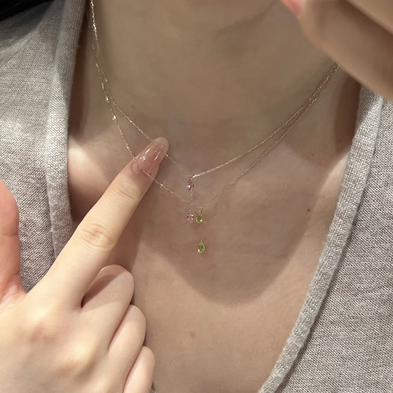 Female Clavicle Chain Temperament Entry Lux High Sense Necklaces