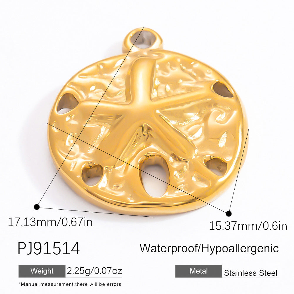 Classy Stylish Stainless Steel Gold-plated Design Jewelry Accessories