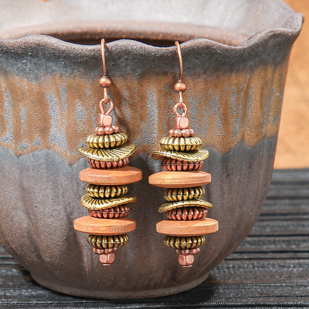 Attractive Antique Bohemian Ethnic Style Handmade Earrings