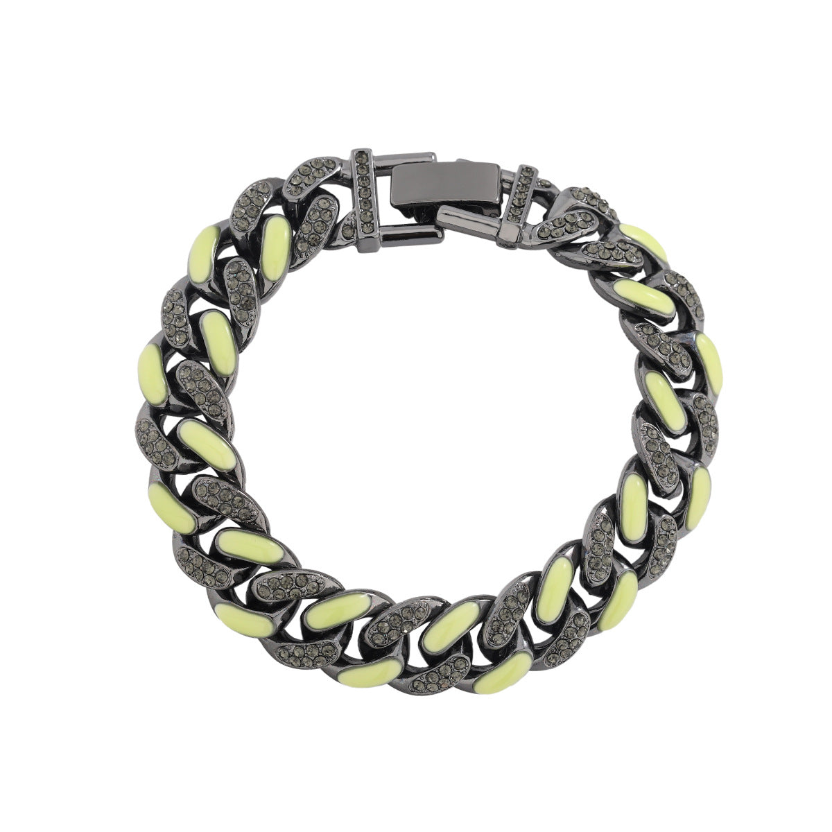Women's & Men's Color Titanium Steel No Fading High Sense Bracelet