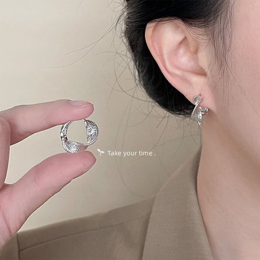 High-grade Simple Affordable Luxury Style Geometric Earrings