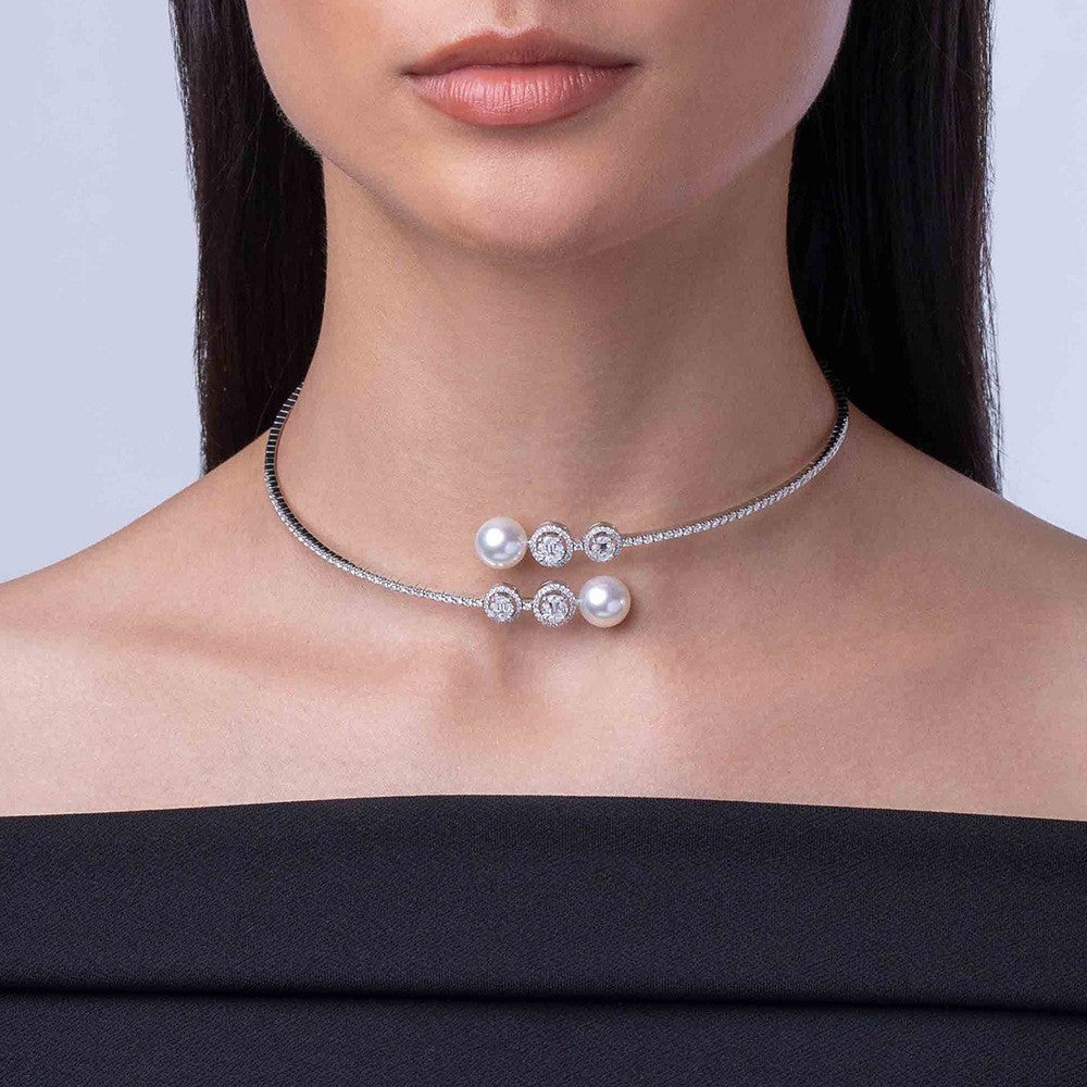 Women's Diamond Open High-grade Party Fashion Alloy Collar