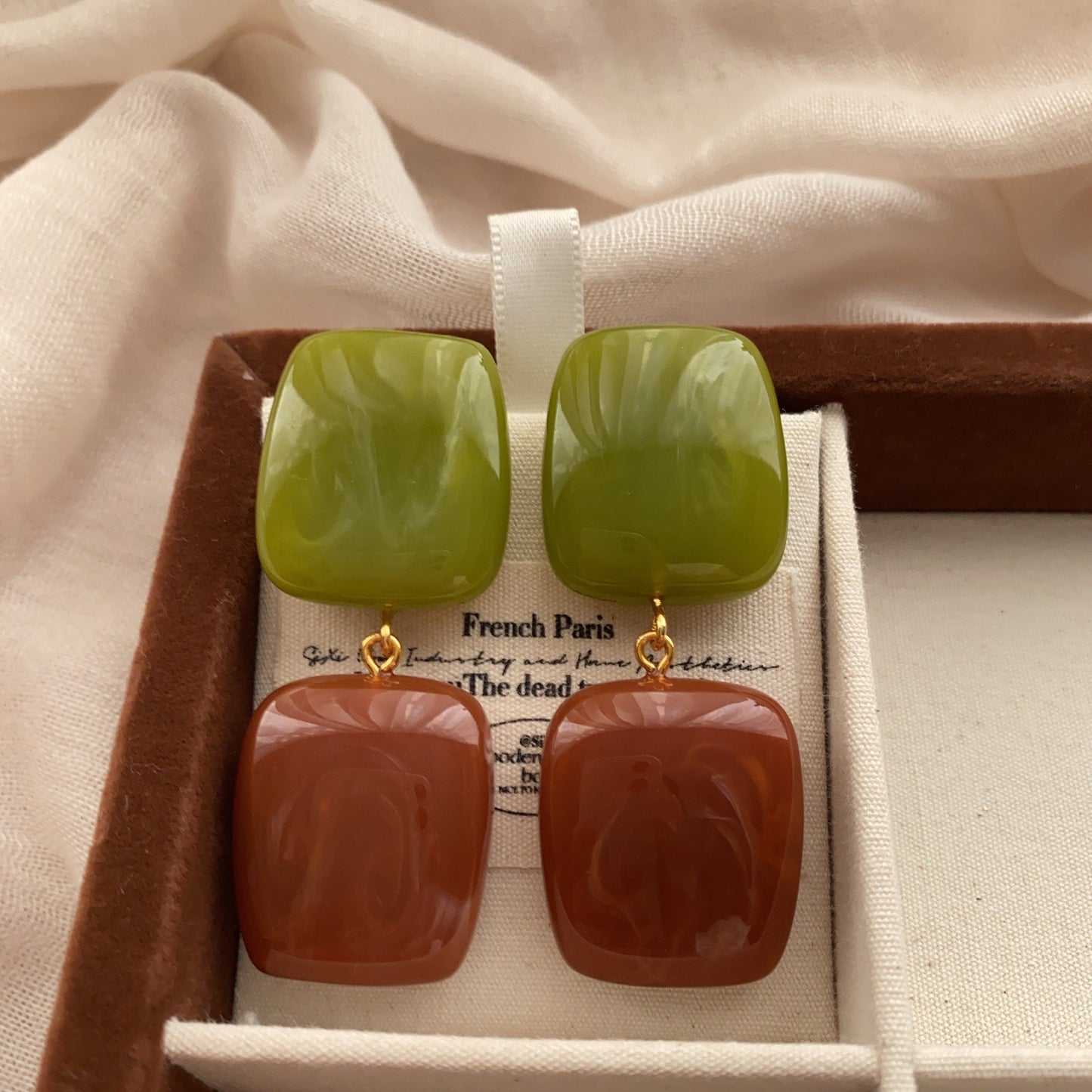 Artsy Semicircle Elegant Wild Candy Color Personalized Earrings