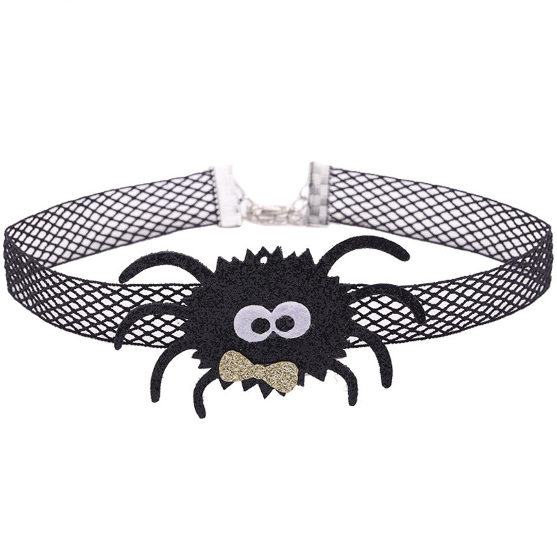 Halloween Fashion Spider Bat Personalized Clavicle Chain Gothic Collar