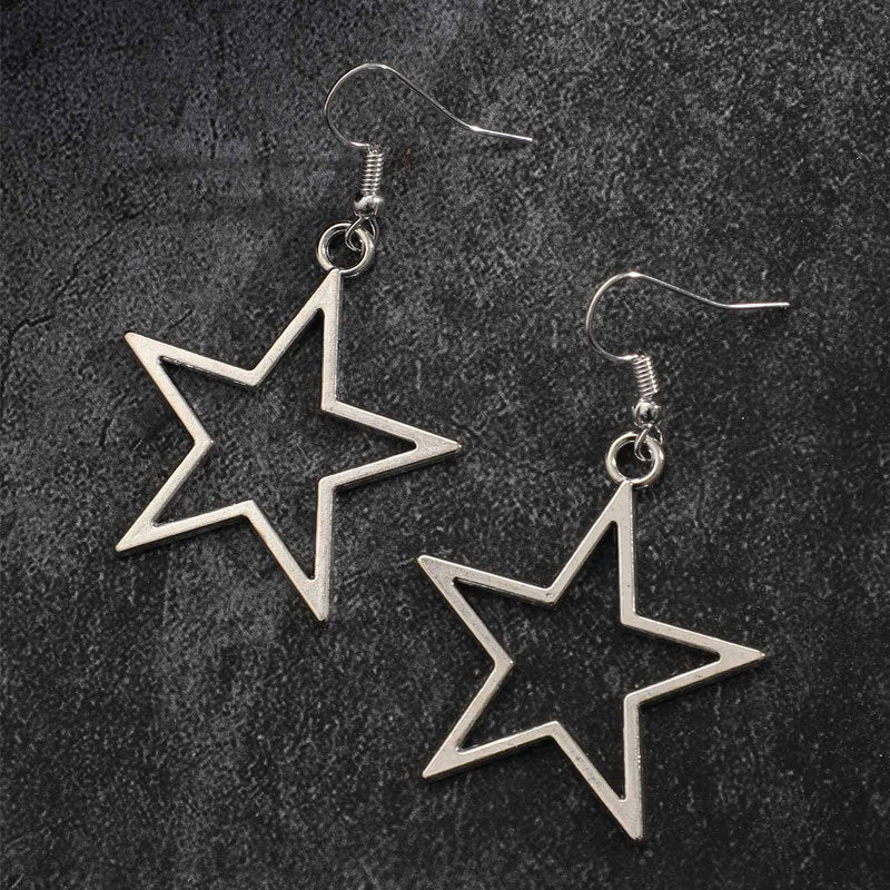 Women's Hollow Out Big Five-pointed Star Simple Fashion Rings