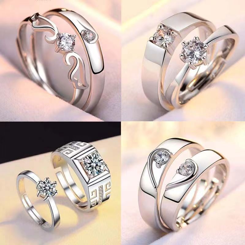Live Streaming On Simulation Moissanite Female Karat Ring