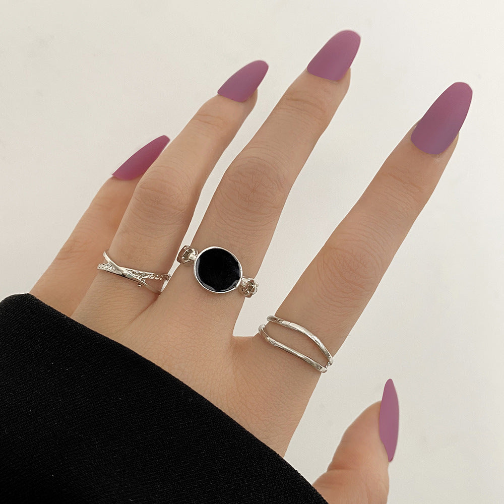 Women's Style Three-piece Set Index Finger Fashion Rings