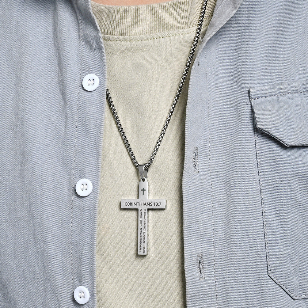 Durable Inspirational Niche Personality Stainless Street Pendants