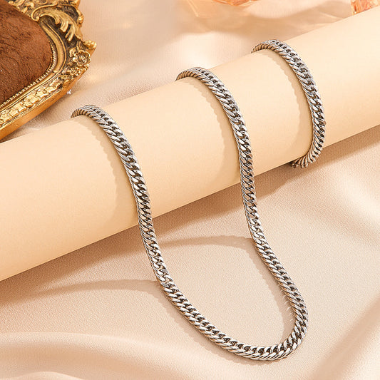 Men's Steel Chain High-grade Small High Luxury Pendants