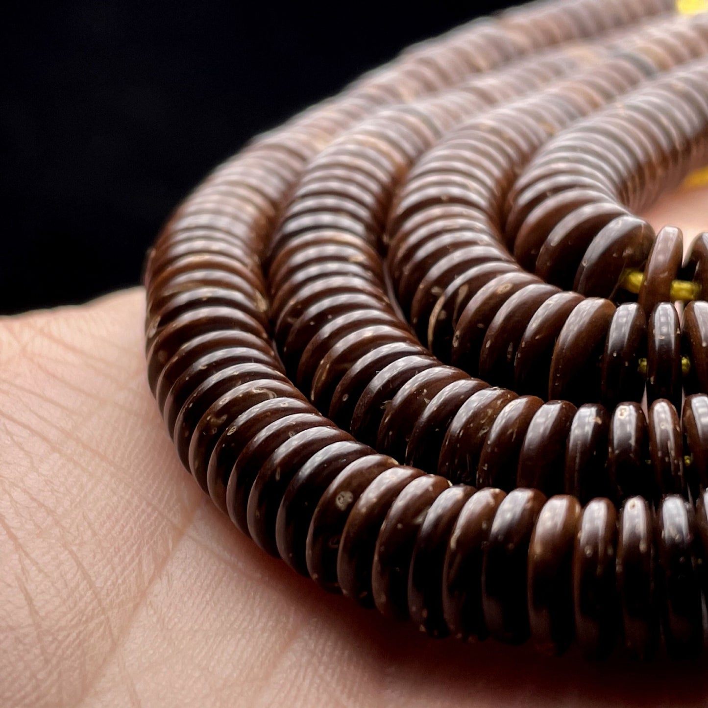 Coconut Shell Spacer Scattered Beads Slices Jewelry Accessories