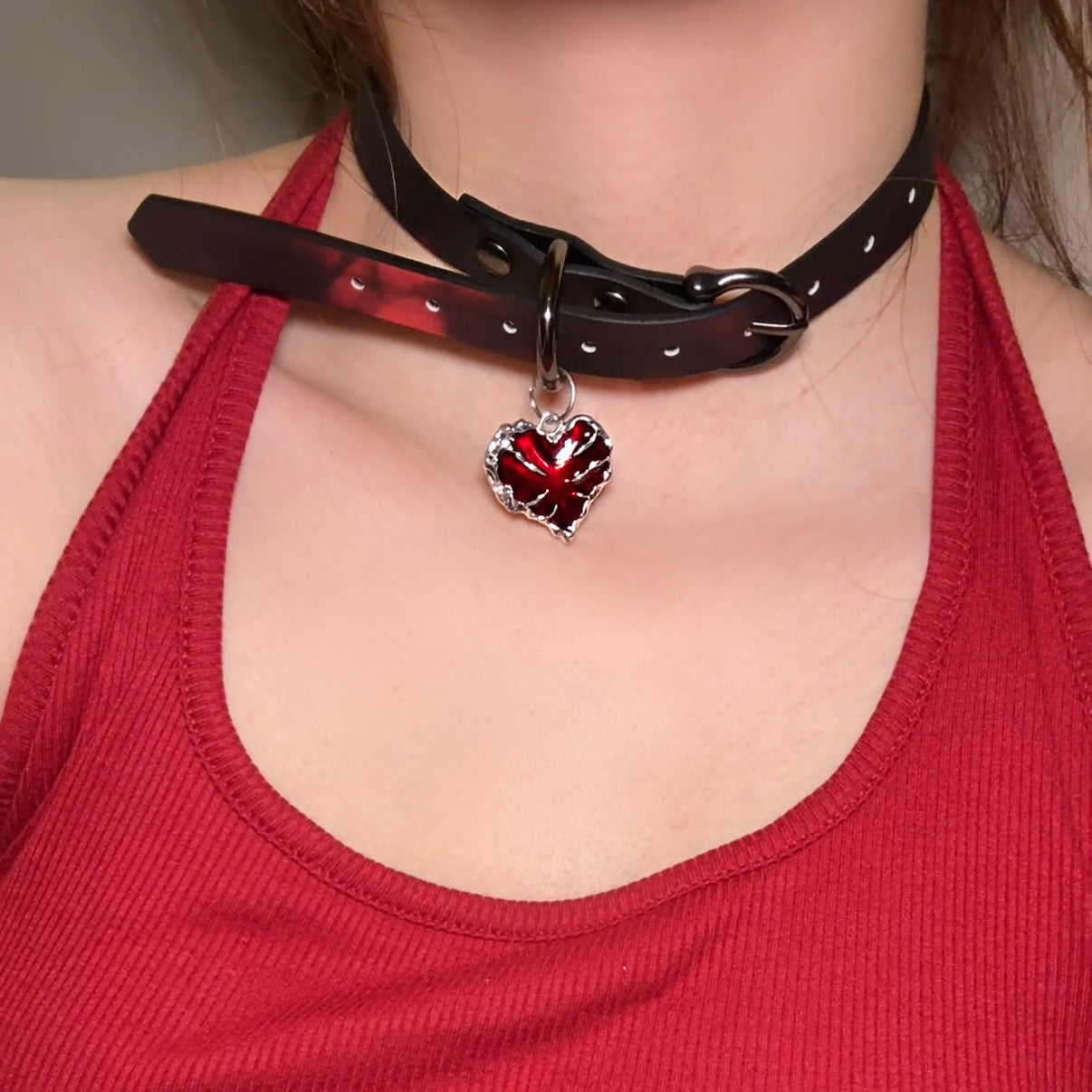 Women's Warm Color Changing Leather Hot Senior Clavicle Collar
