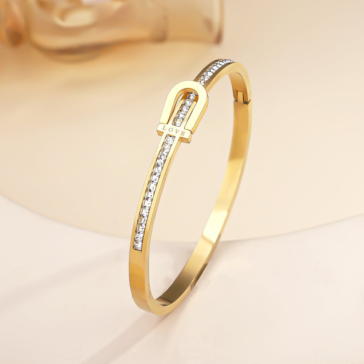 Titanium Steel Stainless Real Gold Furnace Bracelets