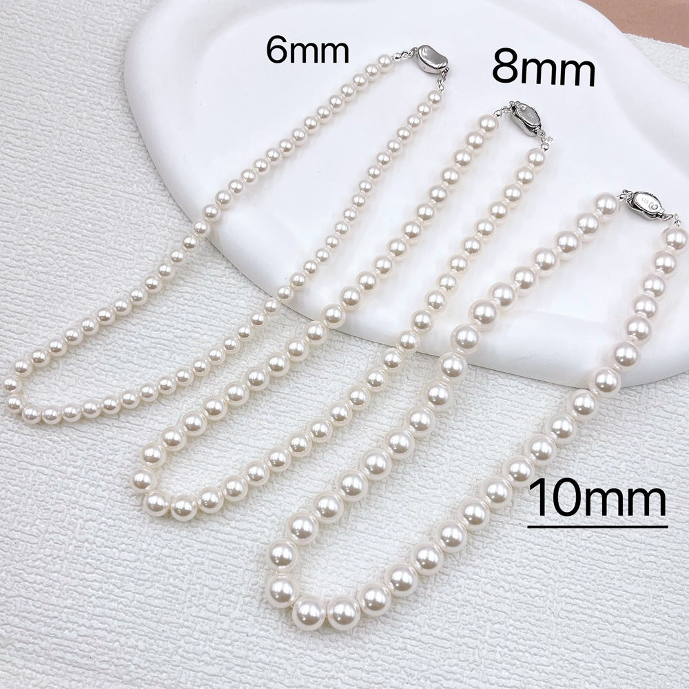 Women's Pearl Retro Affordable Luxury Fashion Trendy Clavicle Necklaces