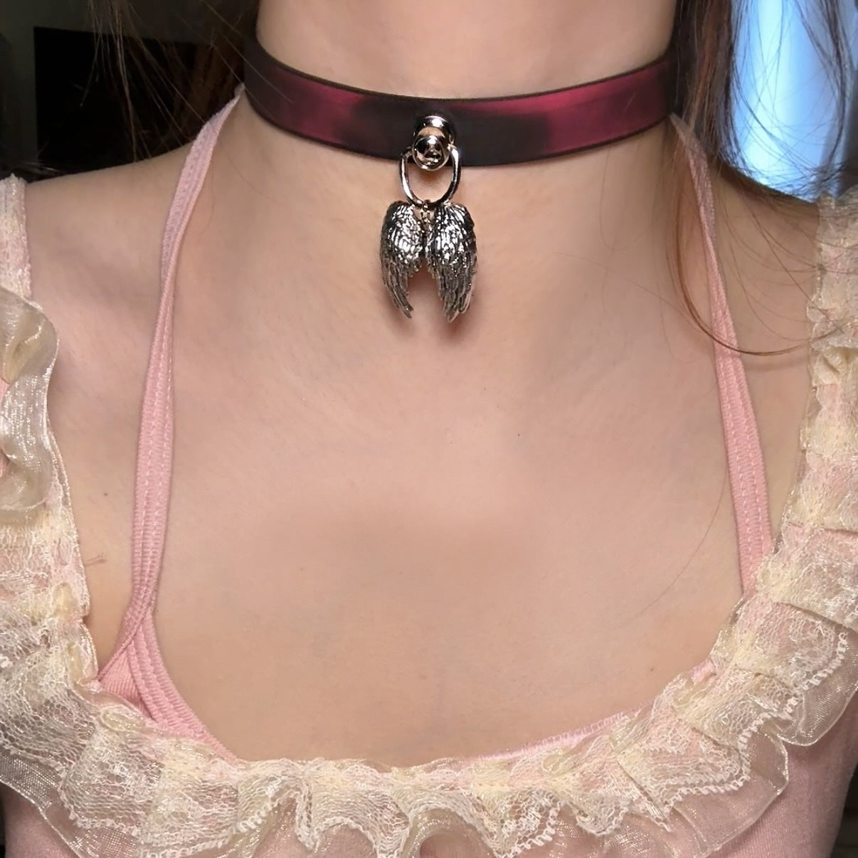 Women's Warm Color Changing Leather Hot Senior Clavicle Collar
