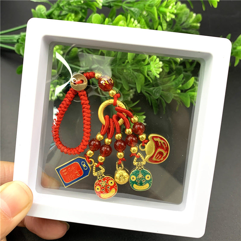 Copper Couple National Fashion Enamel Dripping Oil Hanging Ornaments