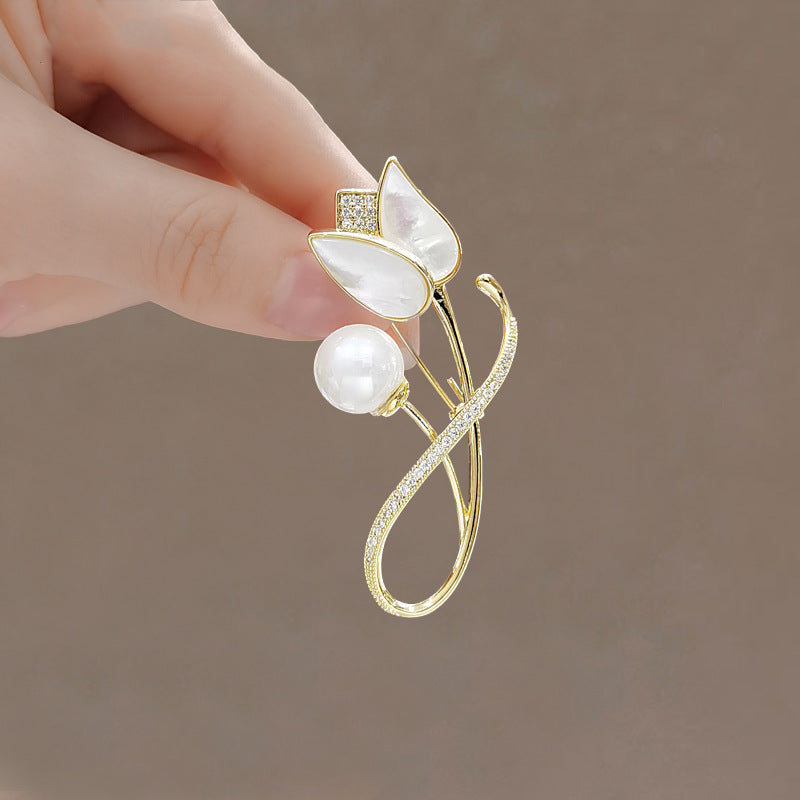 Butterfly Brooch High-grade Pin Exquisite Tassel Brooches
