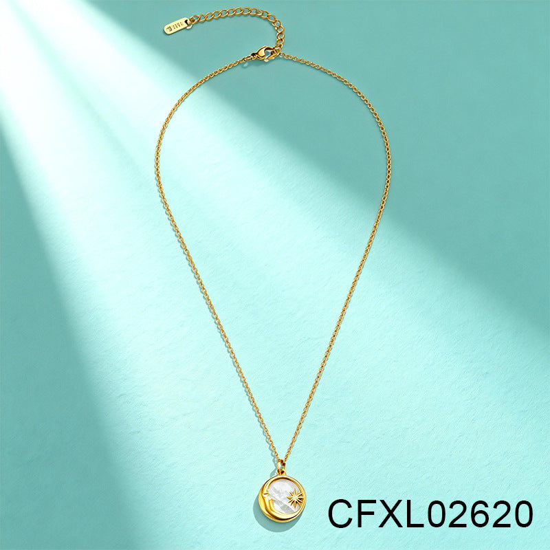 Women's Light Luxury High-grade Titanium Steel Simple Geometric Necklace