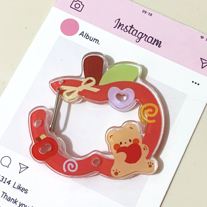 Acrylic Shaped Multifunctional Key Cartoon Shape Jewelry Accessories