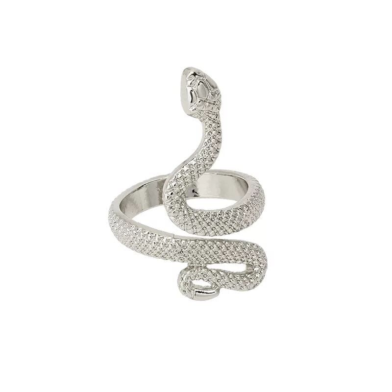 Elegant Cool Snake Retro Unisex Source Rings