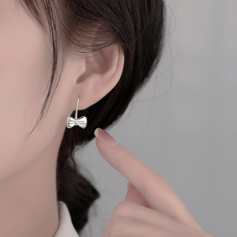 Full Bow Vintage Cute Ballet Style Temperament Ear Hook