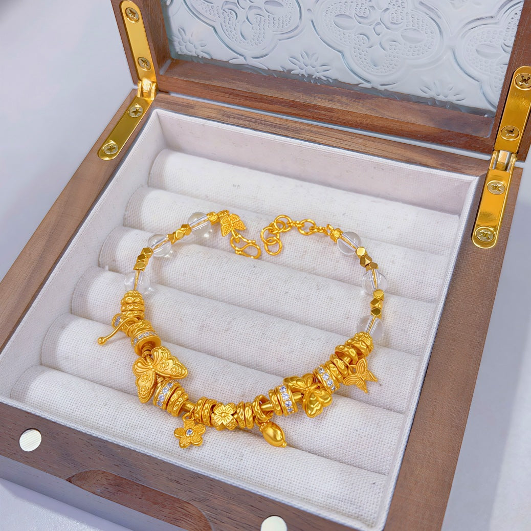 Love Of Butterfly Shop Fashion Double Bracelet