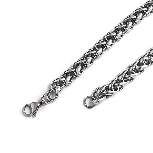 Men's Flower Basket Clavicle Chain Fashion Titanium Hip Hop Personality Necklaces