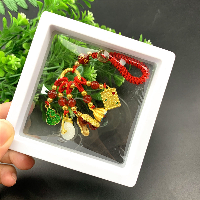 Copper Couple National Fashion Enamel Dripping Oil Hanging Ornaments