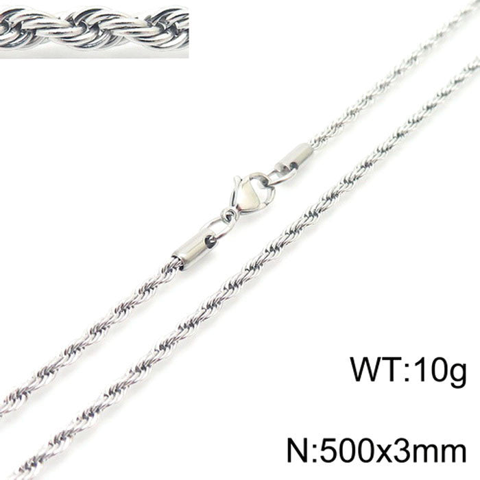 Women's & Men's Thick Thin Clavicle Chain Accessories Rock Necklaces