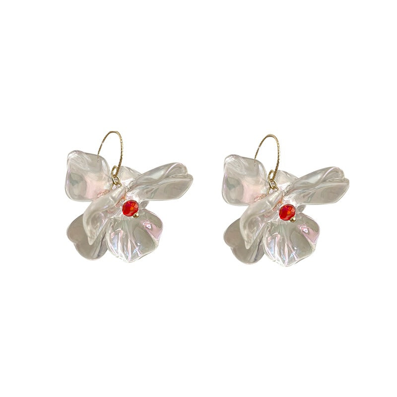 Women's Suitable For Summer Style Retro Crystal Flowers Earrings