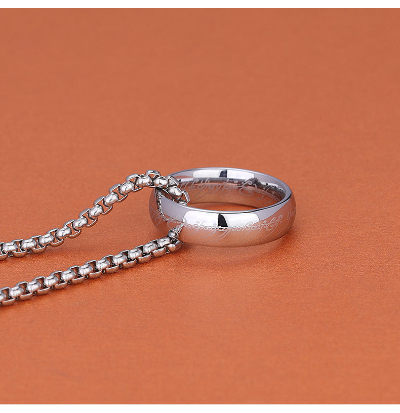 Sweater Chain Pearl The Lord Of Stainless Necklace