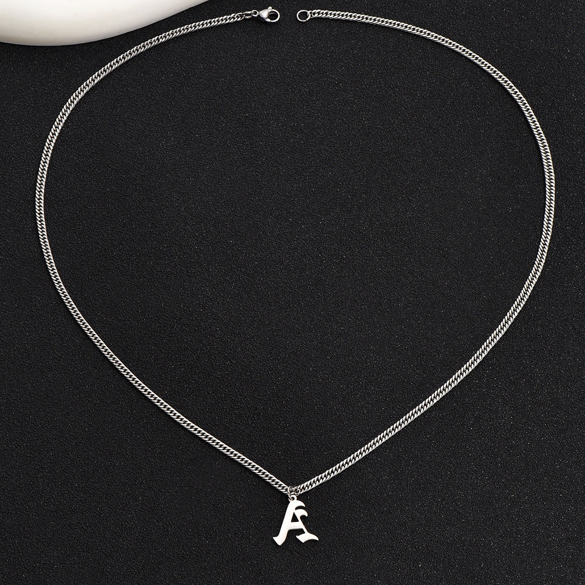 Men's Steel English Letter Niche High-grade Titanium Necklaces
