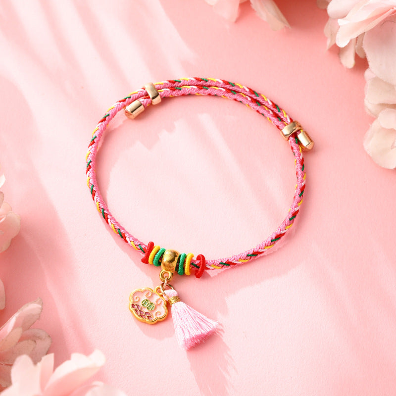 Children's Hundred Dragon Boat Festival Colorful Braided Rope Batches Of Goods Bracelets