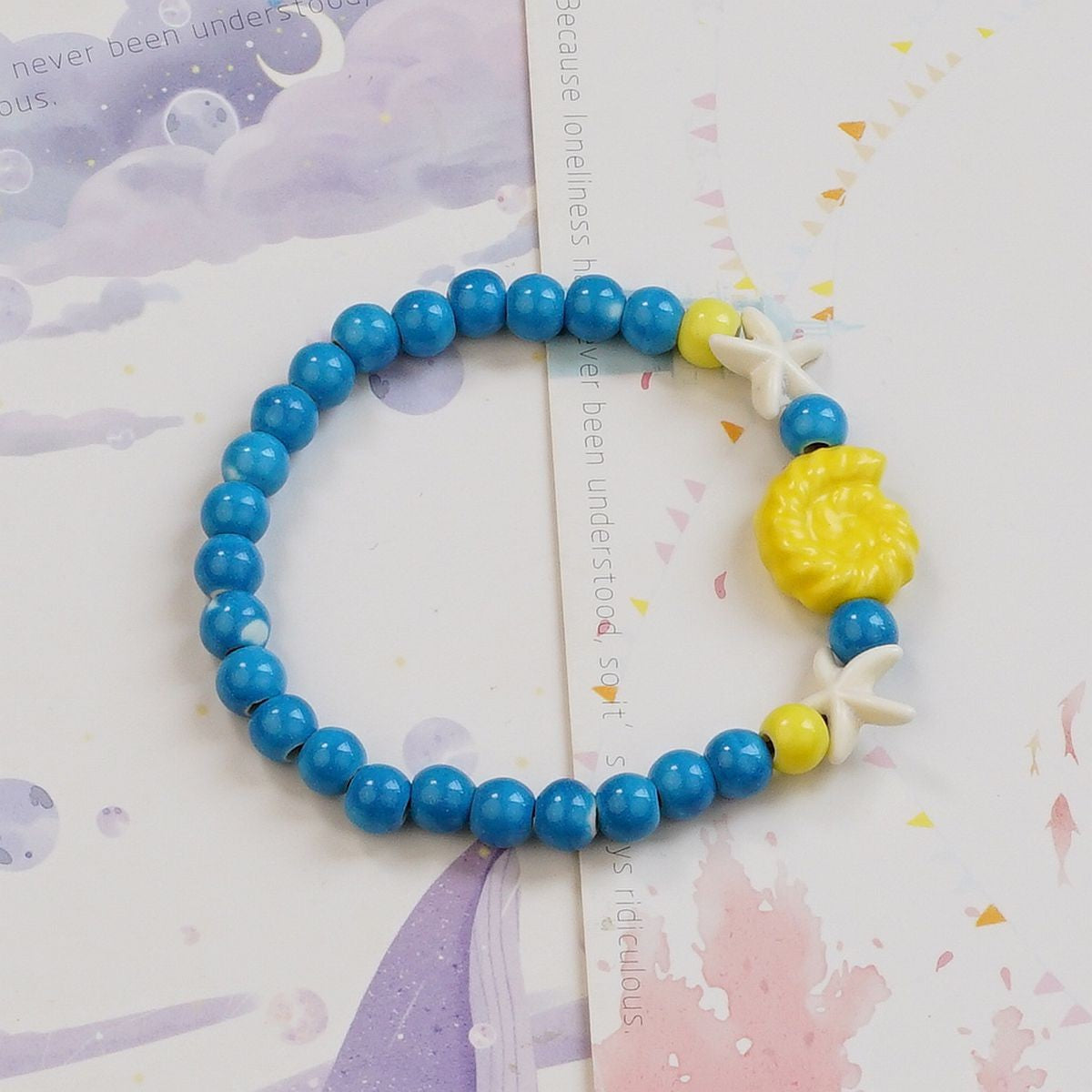 Ceramic Design High-grade Female Sweet Travel Simple Fresh Bracelet