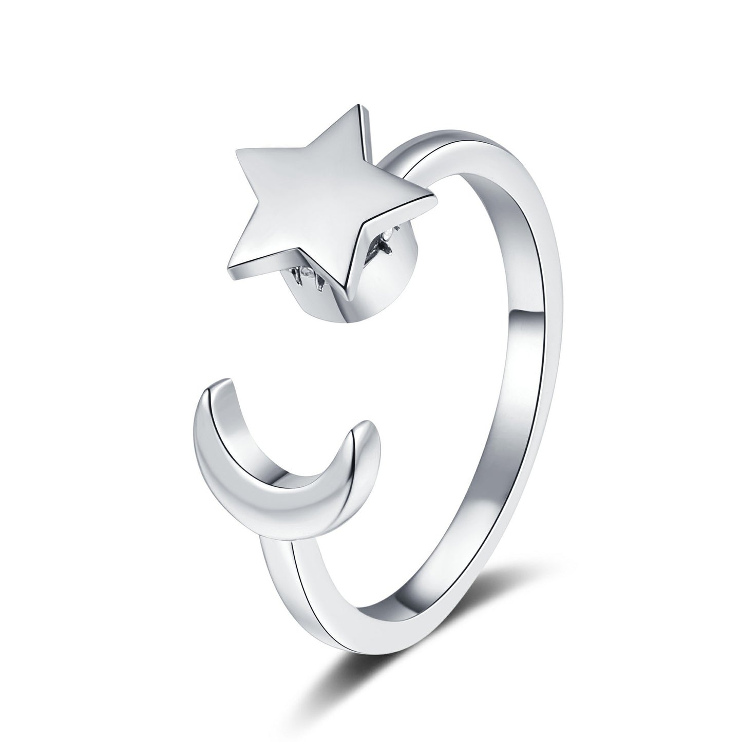 Micro Beads Spinning Female Creative Anxiety Ring