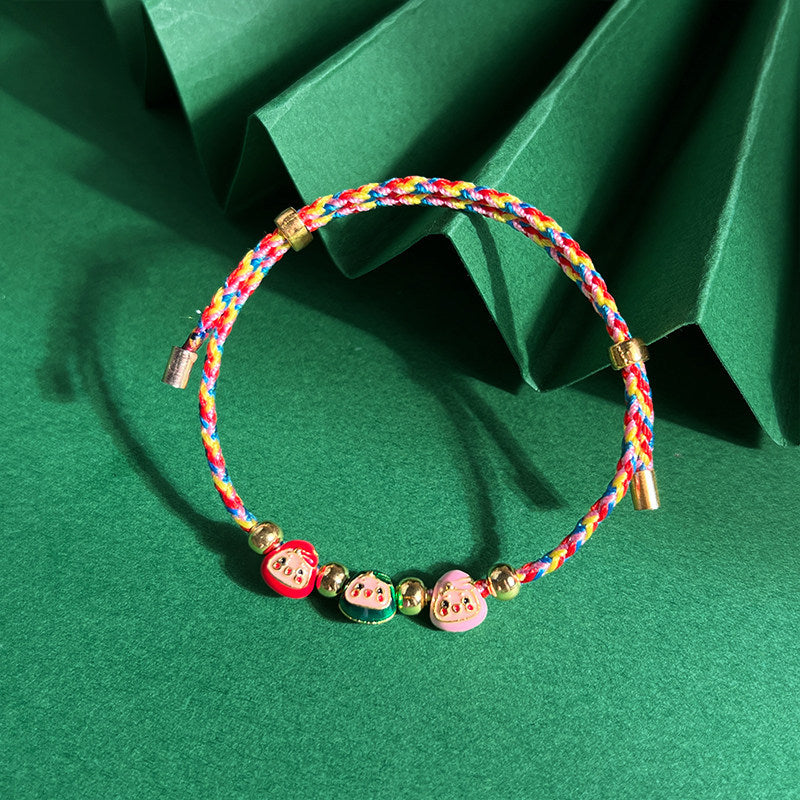 Dragon Boat Festival Colorful Rope Holiday Gift Female Wrist String Bracelet