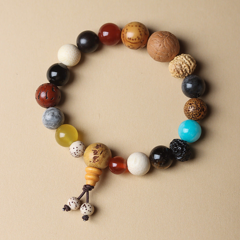 Women's & Men's Bodhi Eighteen Prayer Beads Hand-held Bracelet